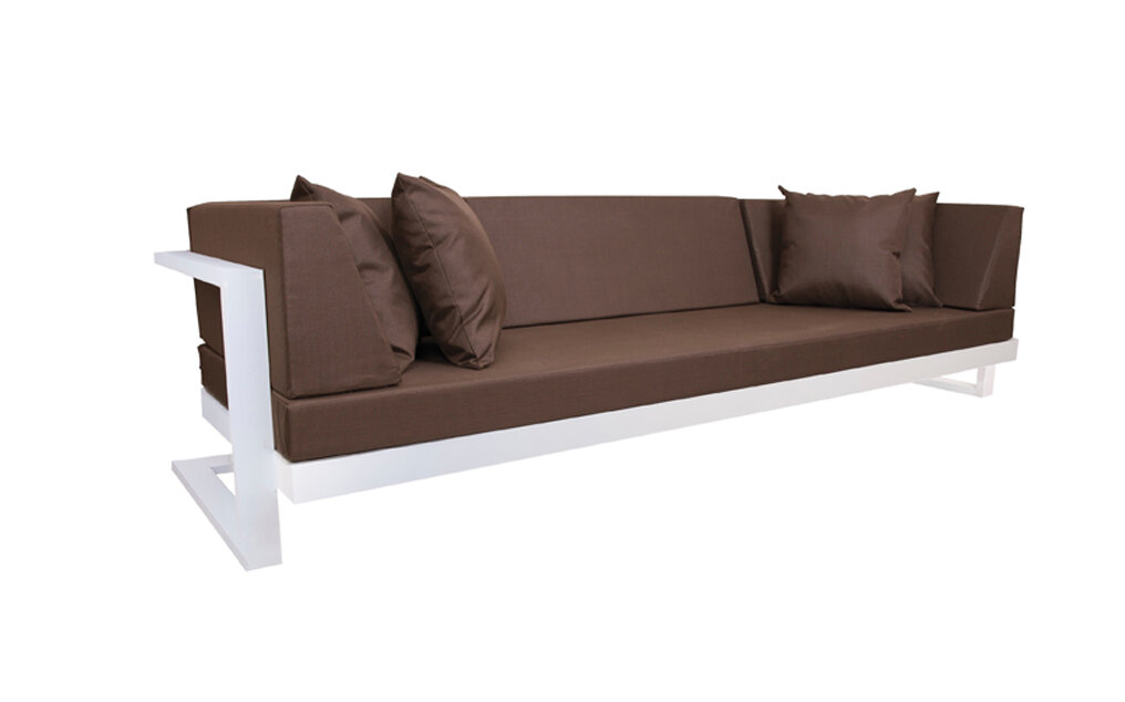 Sofa ogrodowa Rondo Toscania brązowa