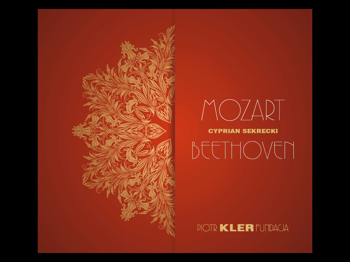 Okładka płyty - Cyprian Sekrecki - Mozart, Beethoven - Piotr Kler Fundacja
