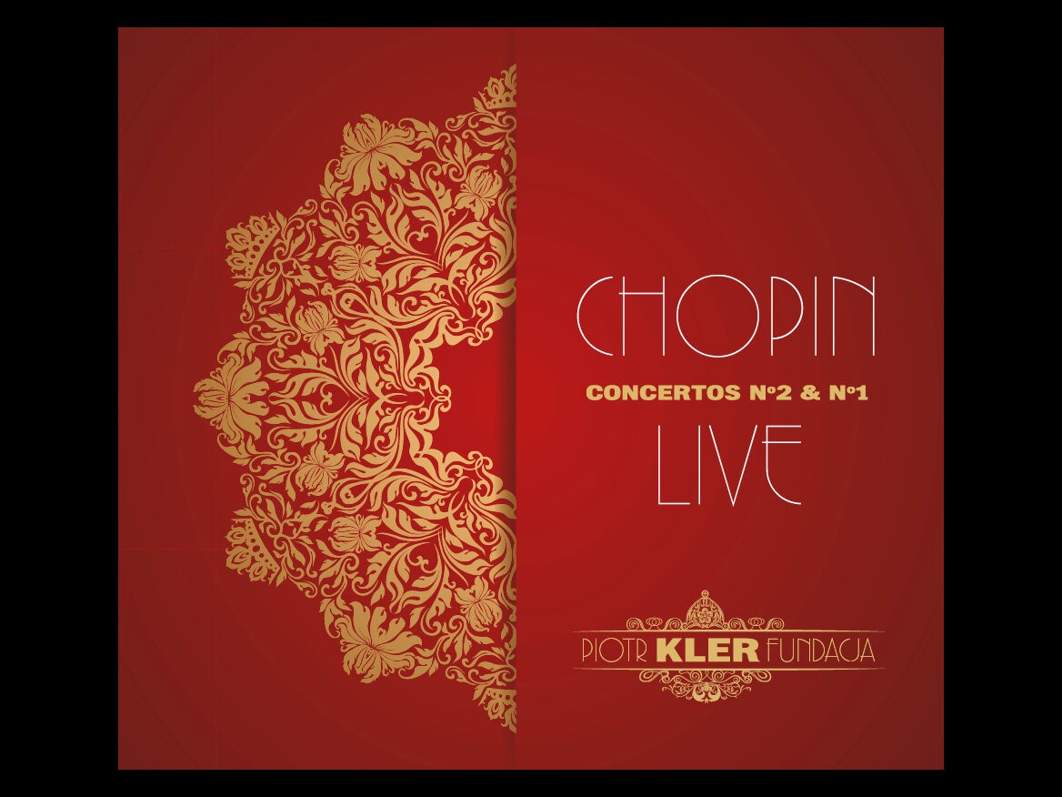 Okładka płyty - Chopin Live Concertos No2 & No1 - Piotr Kler Fundacja